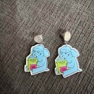 Elephant and Piggie Earrings